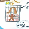 Das Bild, in dem eine Patientin ihre Gefühlslage malte, zeigt sie in einem Käfig.